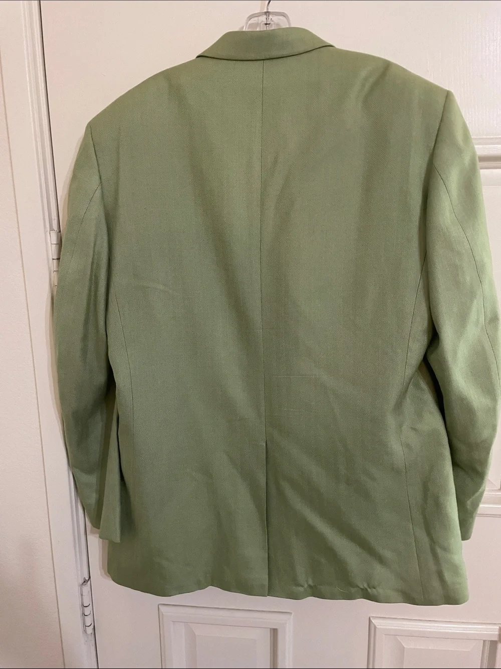 Geoffrey Beene Silk Light Green Classic Blazer Sport Jacket NWOT Sz 42 L